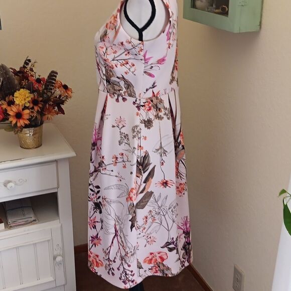 EnFocus Ponte Floral Dress - Picture 5 of 13